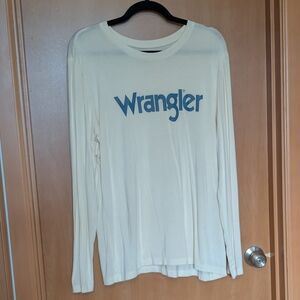Wrangler Cream Long Sleeve Shirt